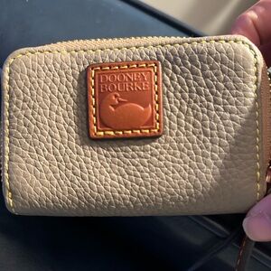 Dooney & Bourke Gray Leather credit card holder